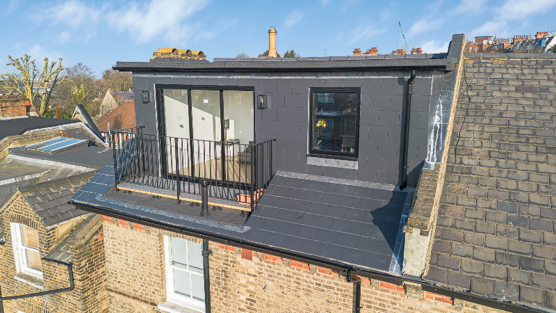 Mansard loft conversion, London